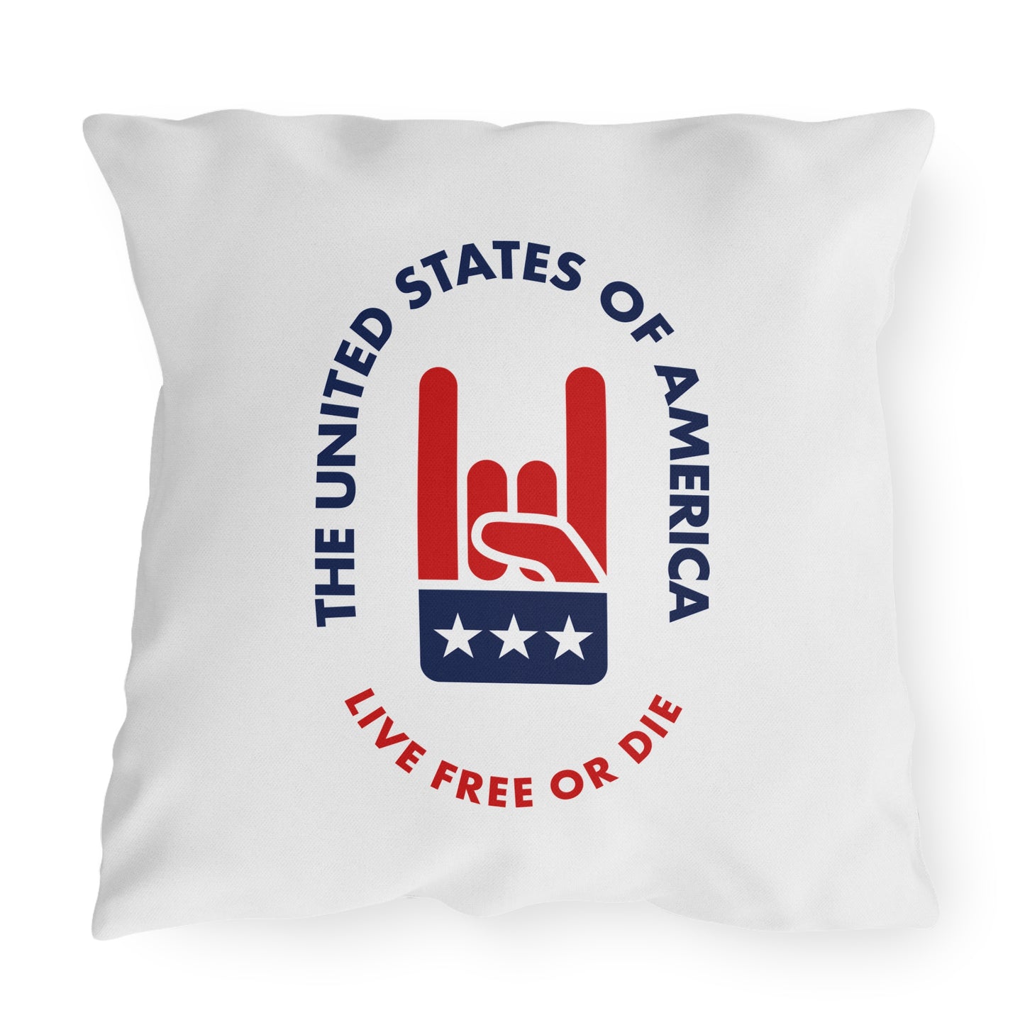 Live Free or Die Outdoor Pillows