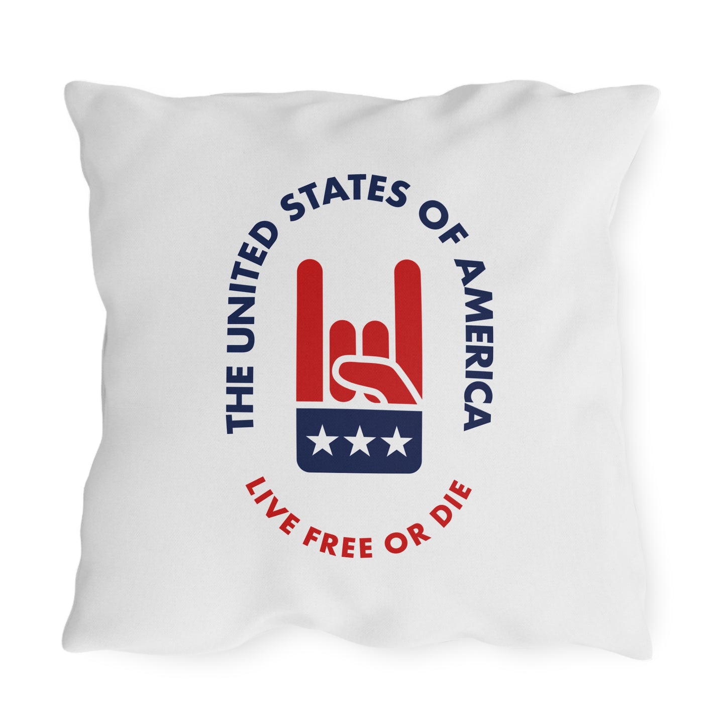 Live Free or Die Outdoor Pillows