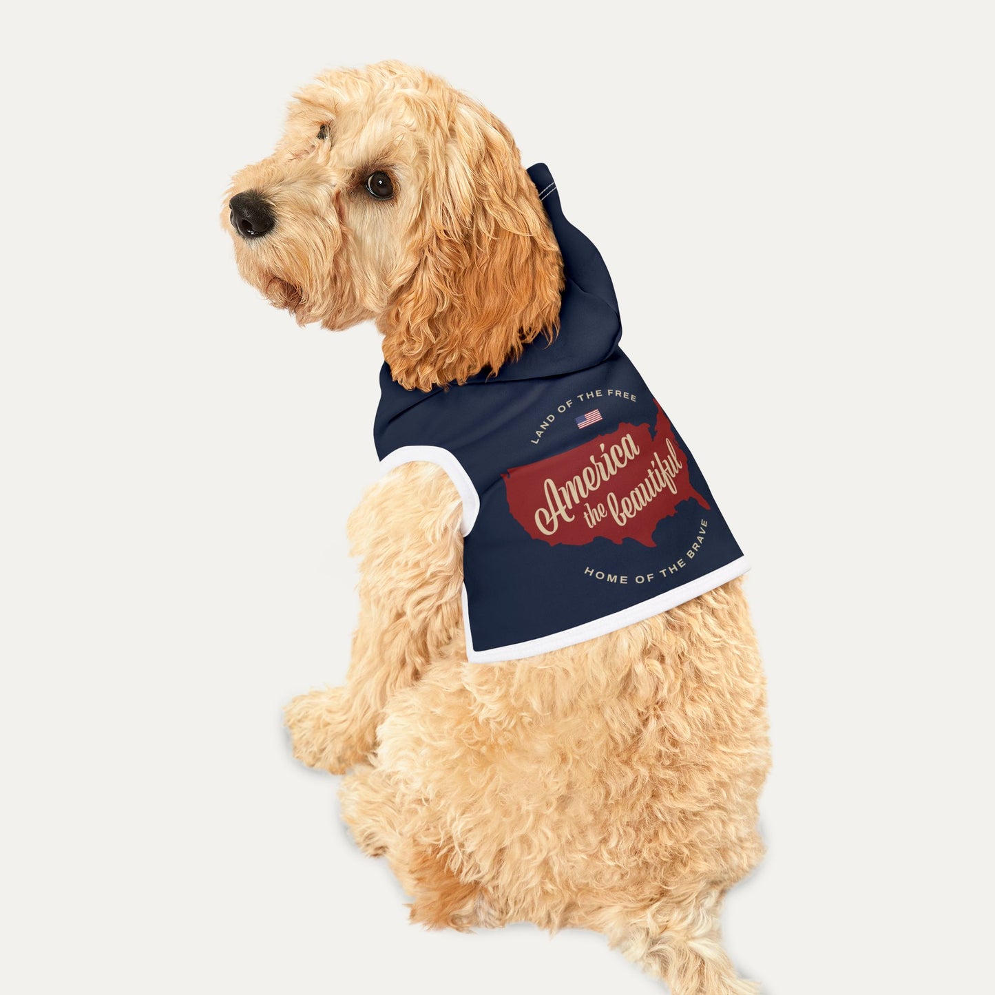 America the Beautiful Pet Hoodie