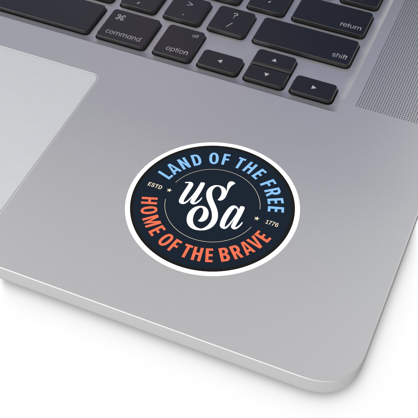 Vintage USA Round Stickers