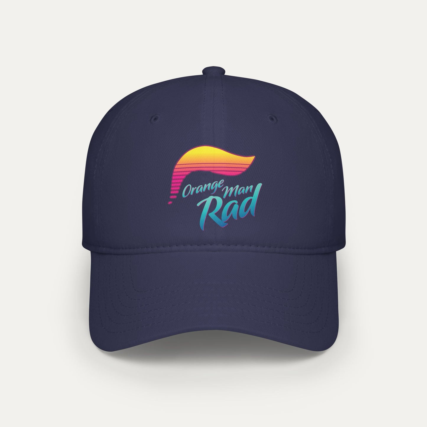 Orange Man Rad Retro Baseball Cap