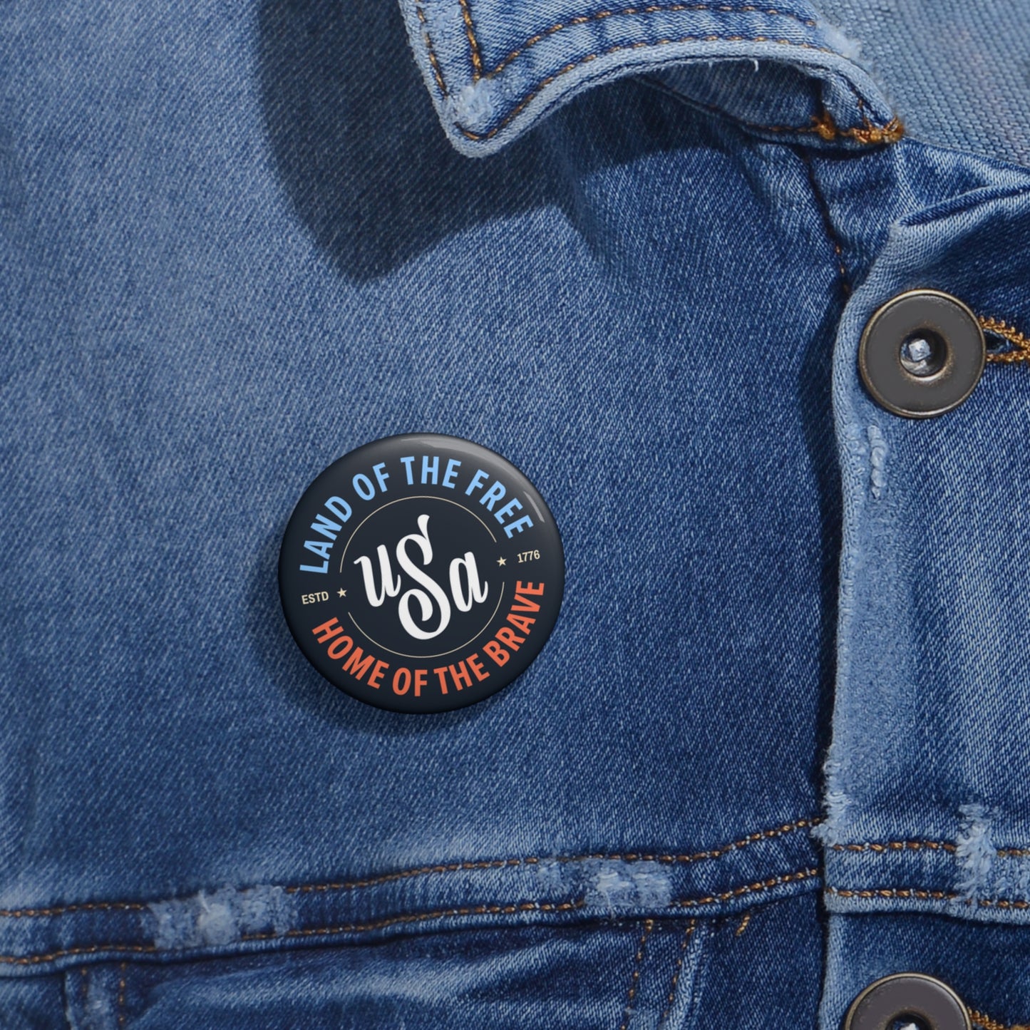 Vintage USA Pin Button