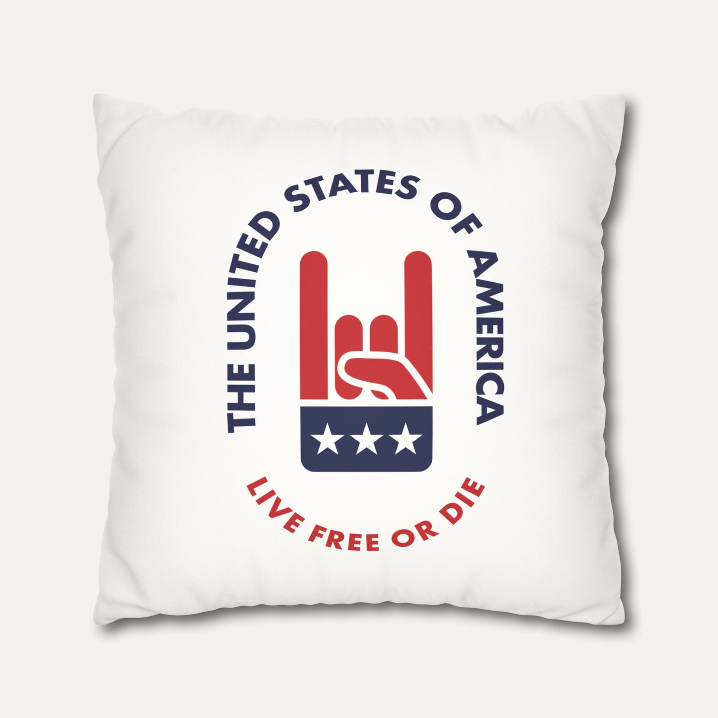 Live Free or Die Faux Suede Pillowcase