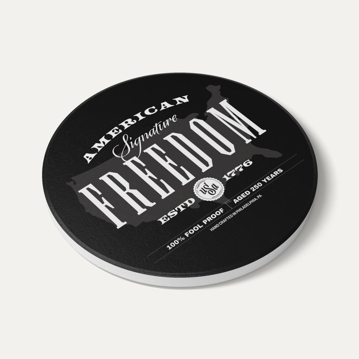 250 proof USA Ceramic Coaster