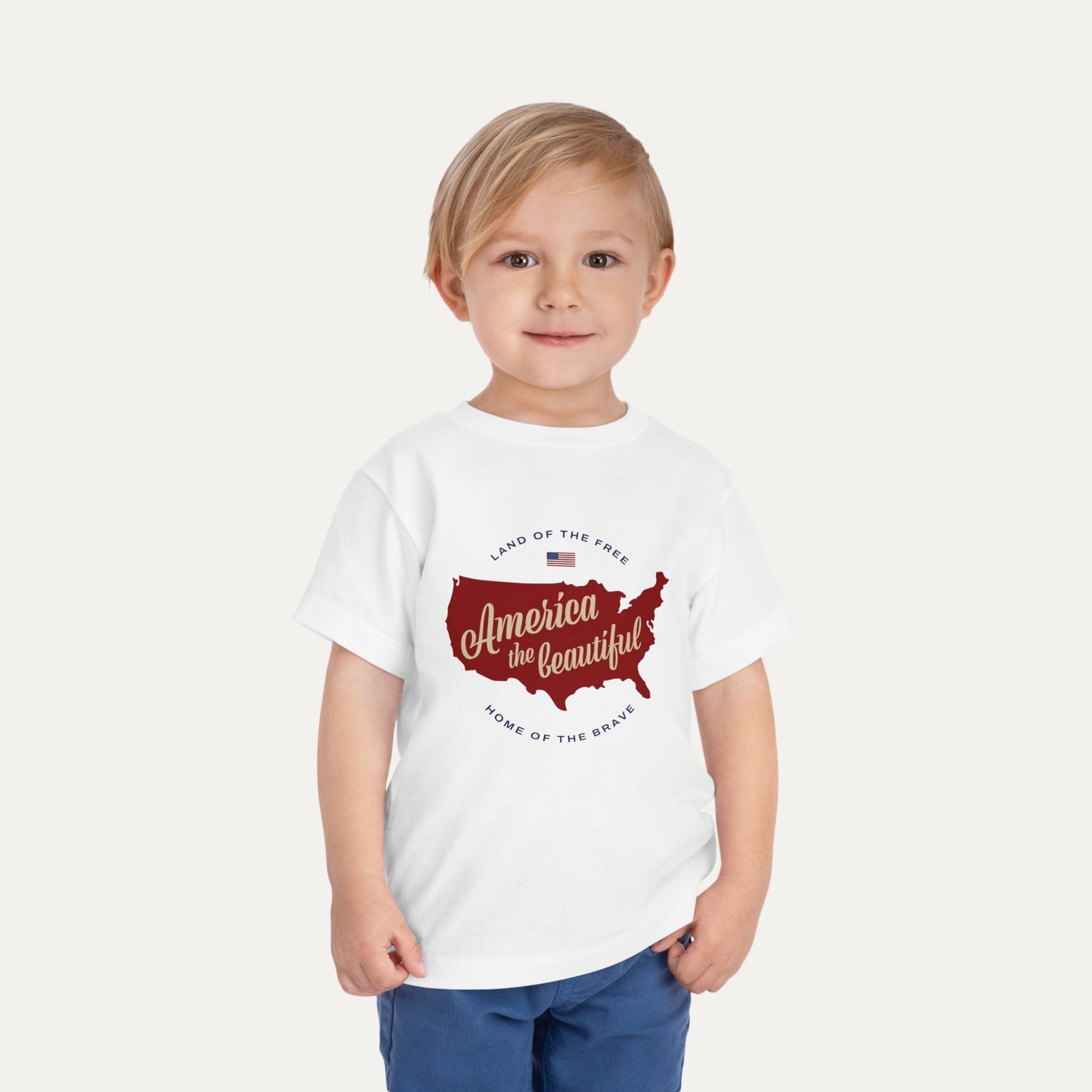 America the Beautiful Toddler Tee
