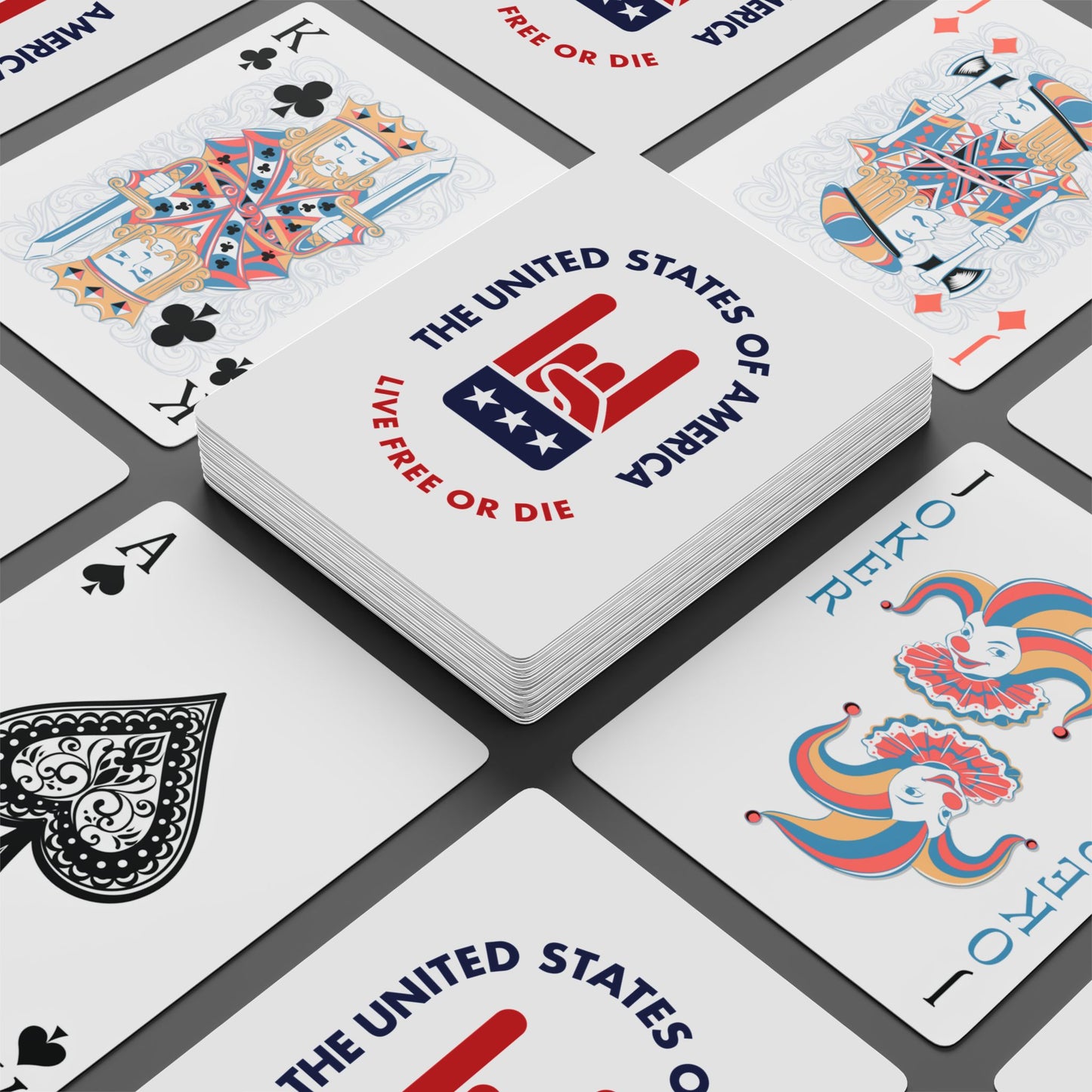 Live Free or Die Playing Cards