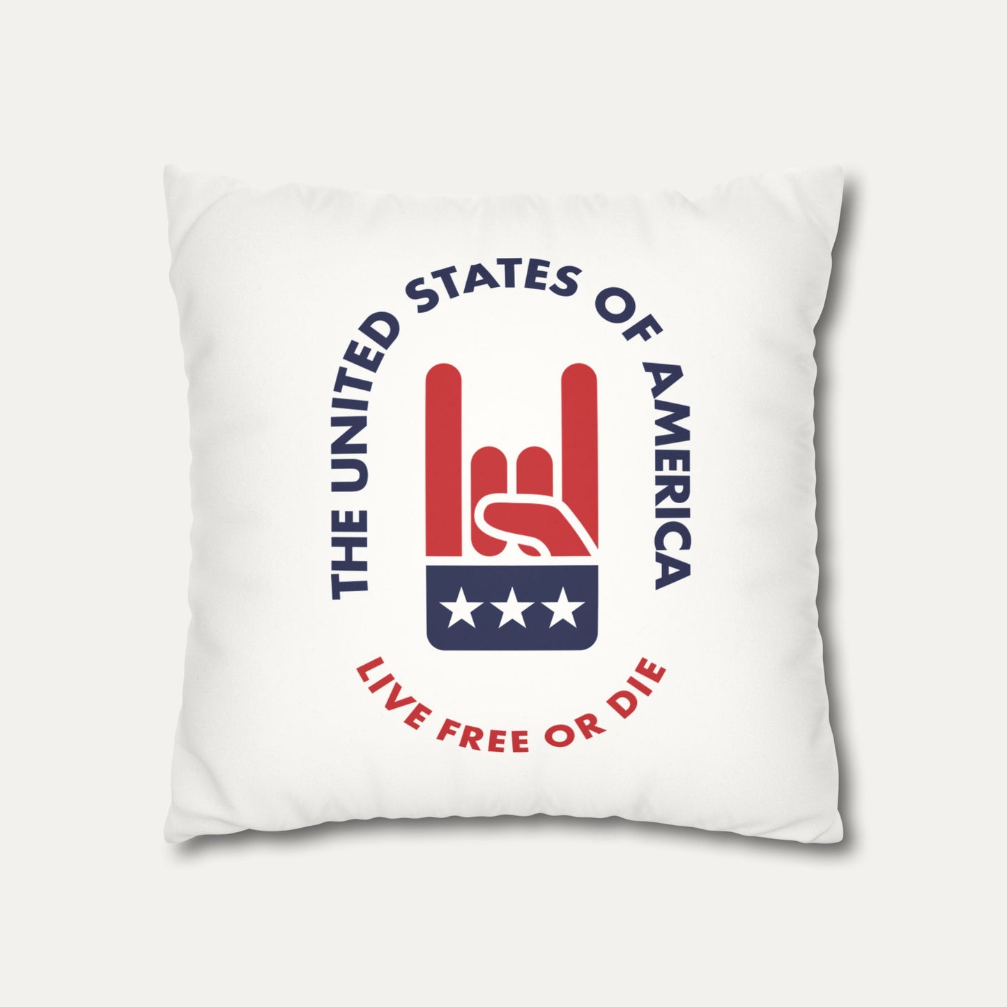 Live Free or Die Faux Suede Pillowcase