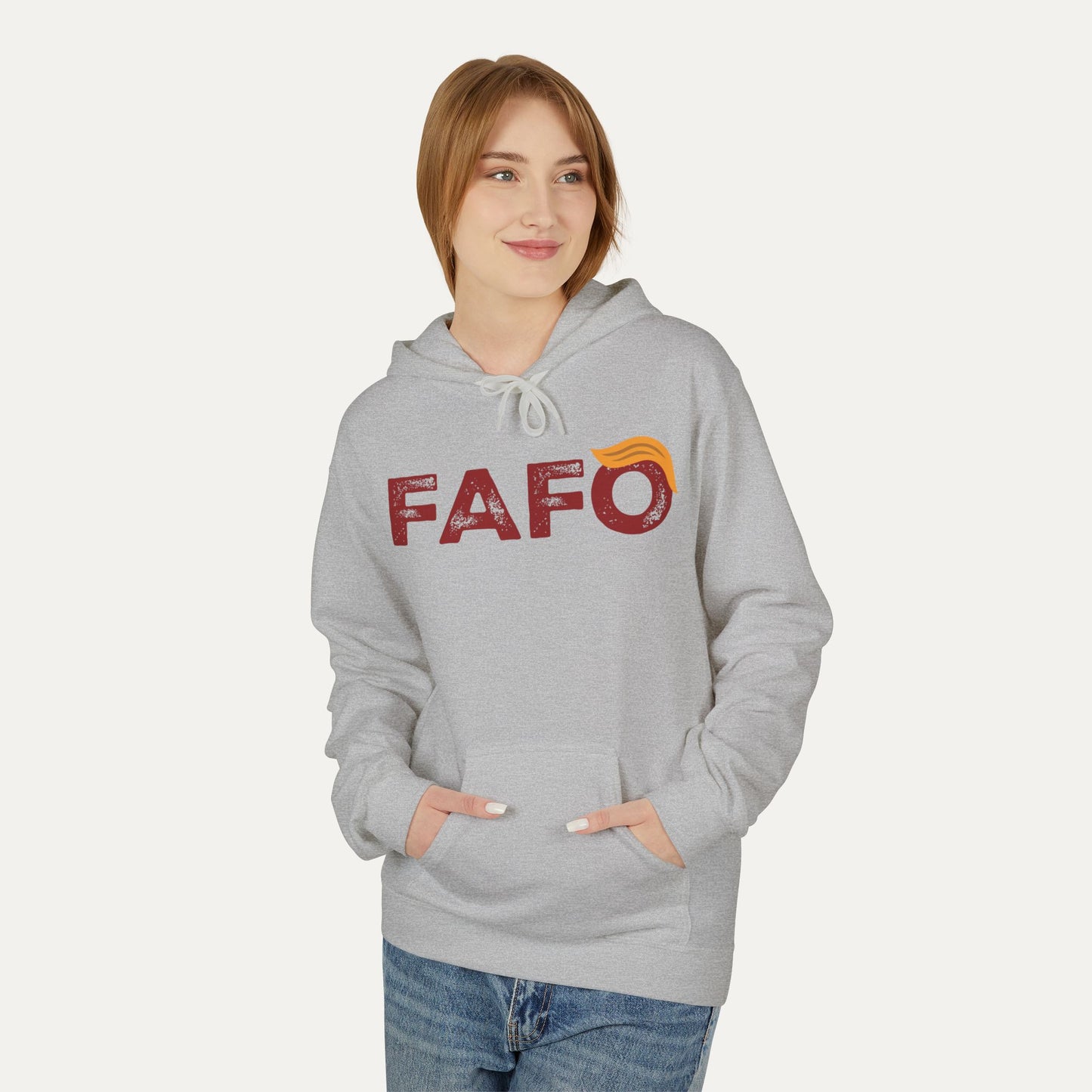 FAFO (Trump style) Fleece Unisex Hoodie