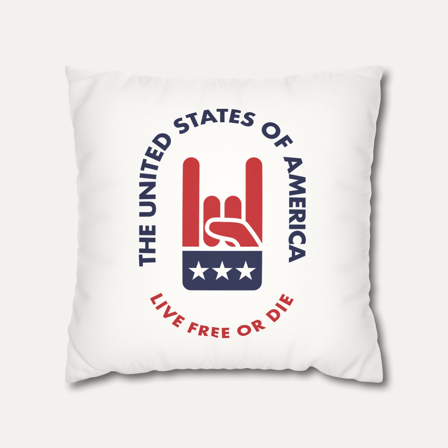 Live Free or Die Faux Suede Pillowcase