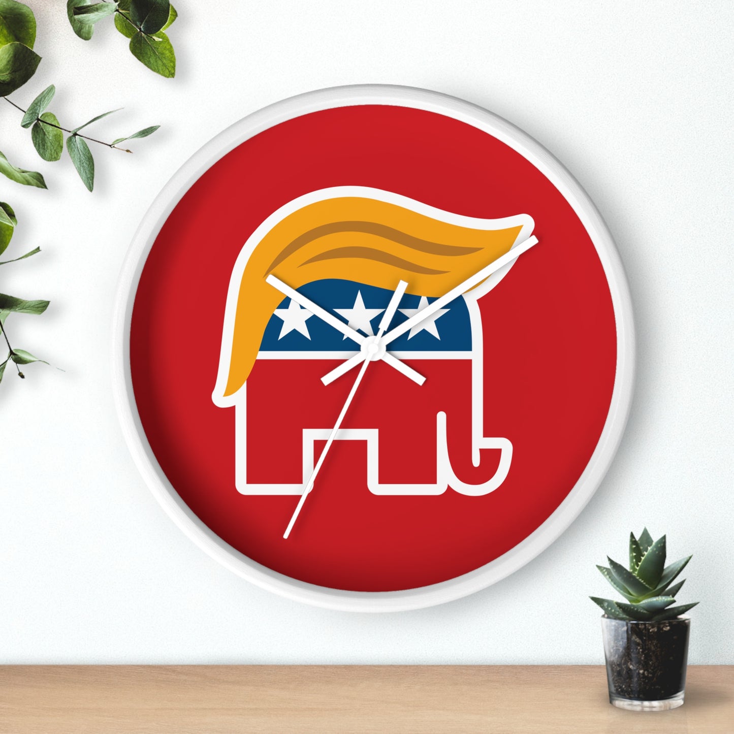 Orange Man Rad Wall Clock