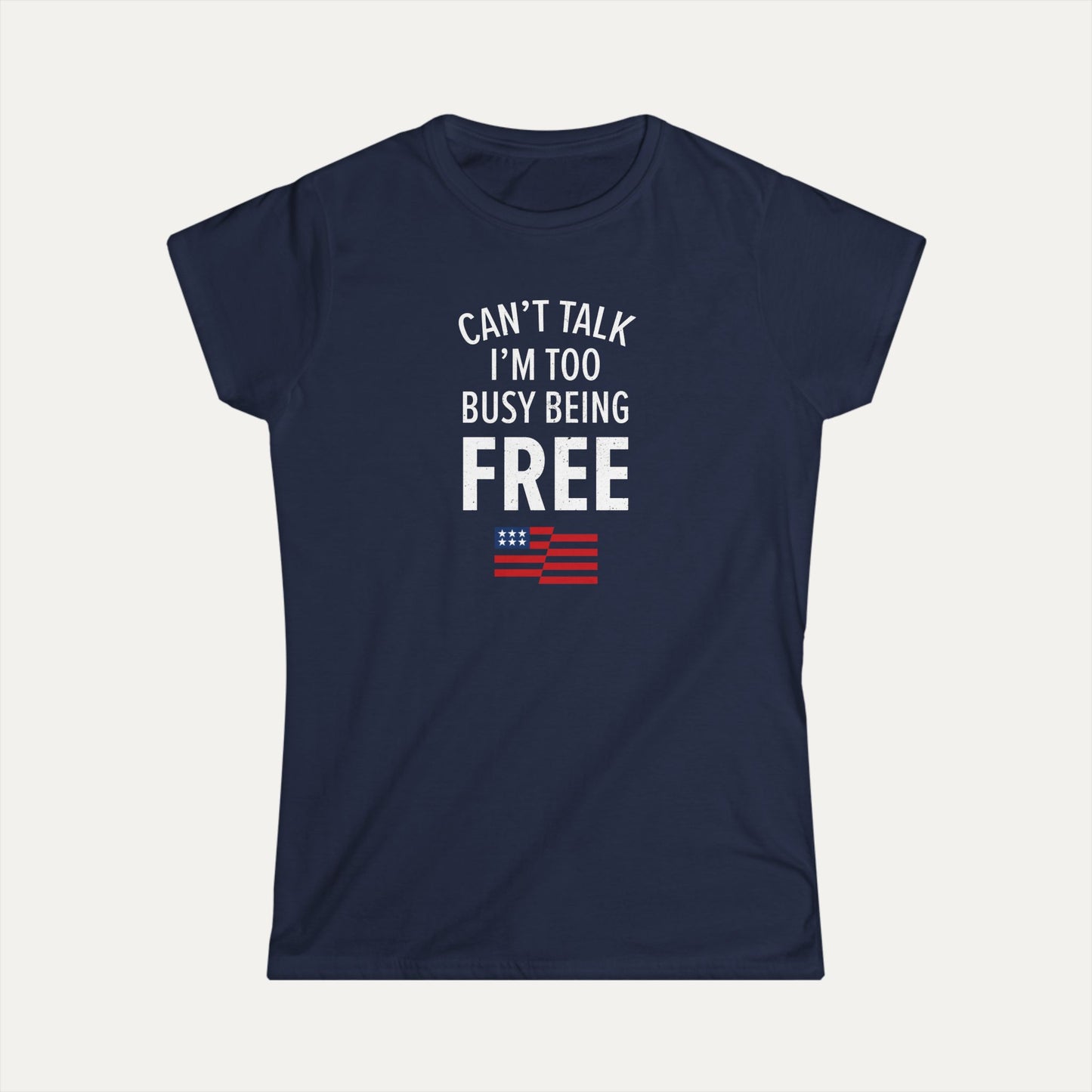 Can’t Talk Women's Softstyle Tee