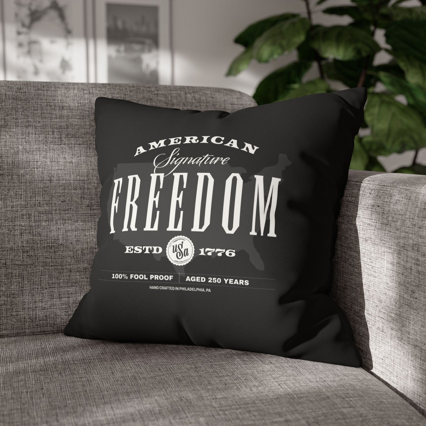 250 Proof Faux Suede Pillowcase