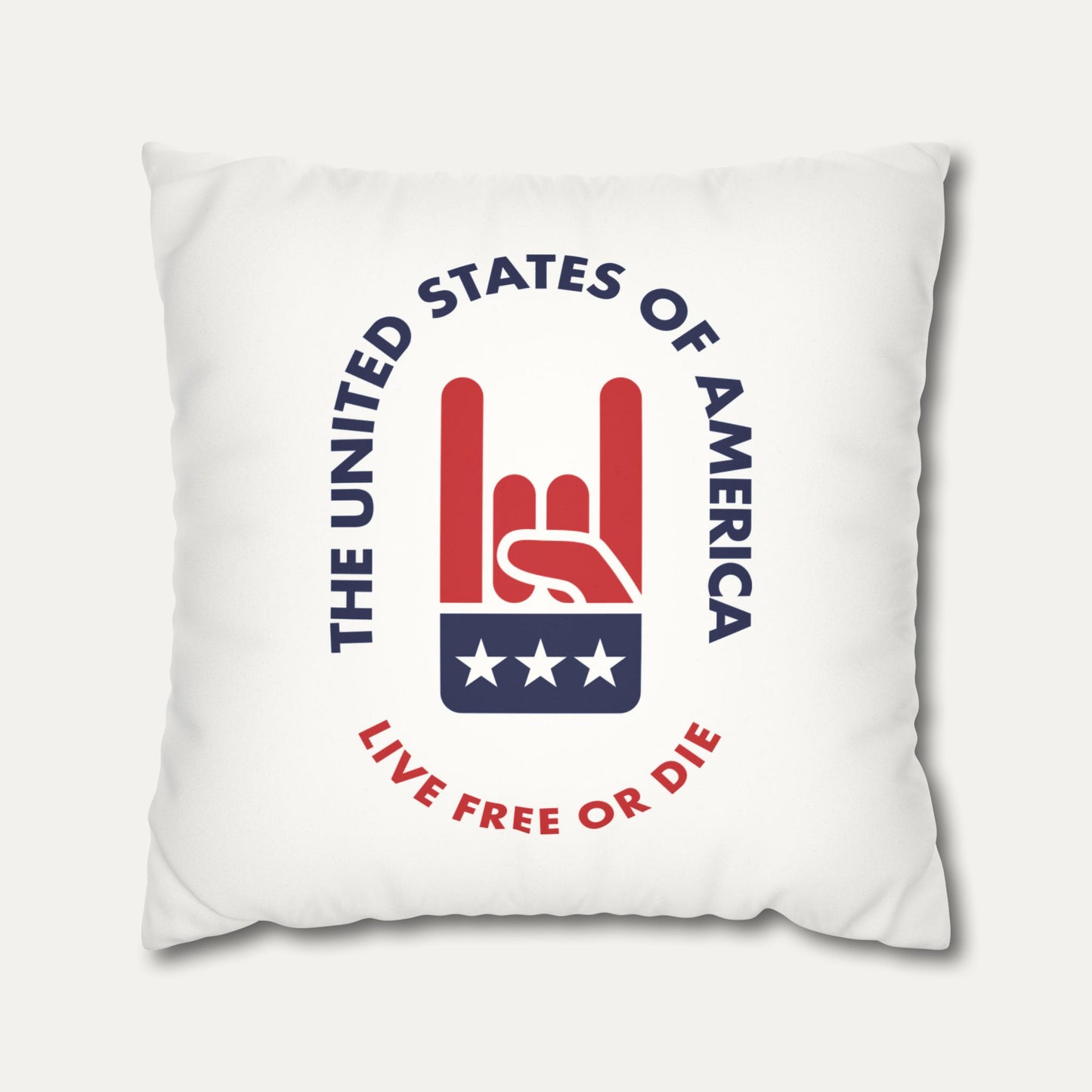 Live Free or Die Faux Suede Pillowcase