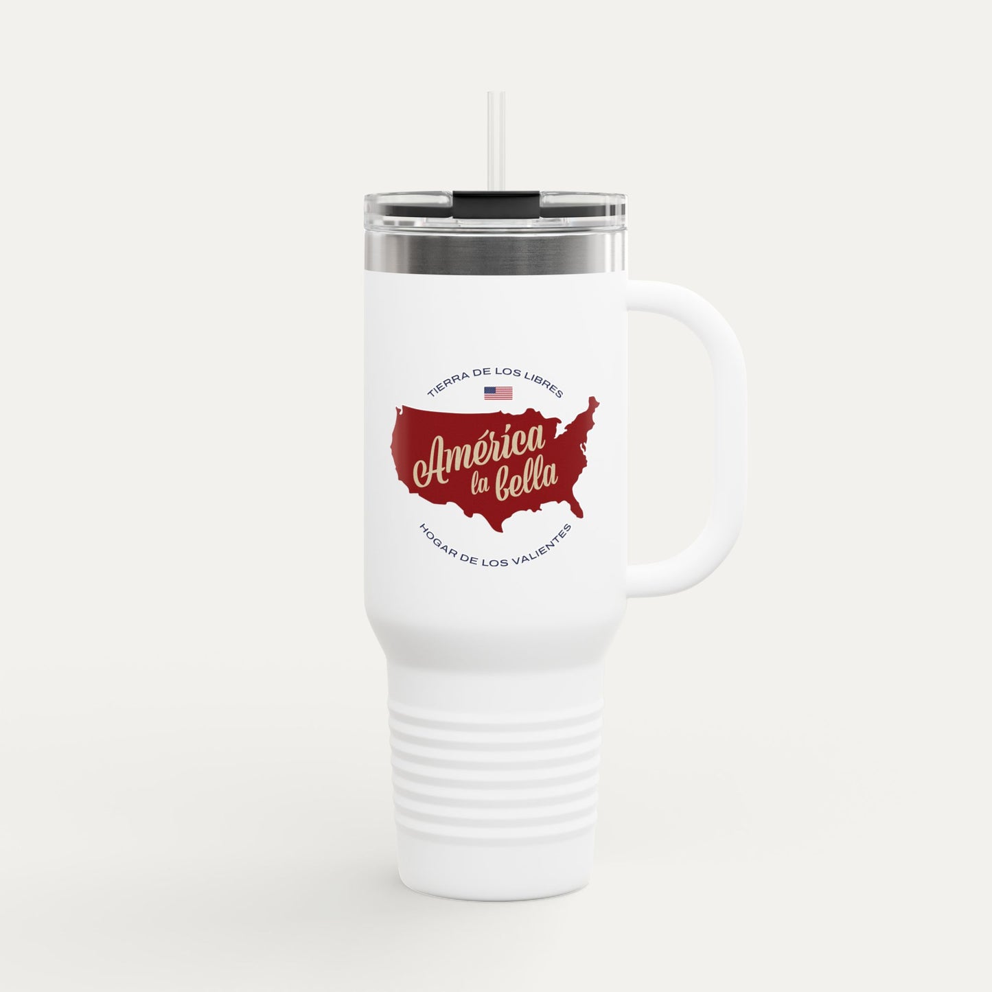 America the Beautiful (Spanish) Insulated 40oz Travel Mug