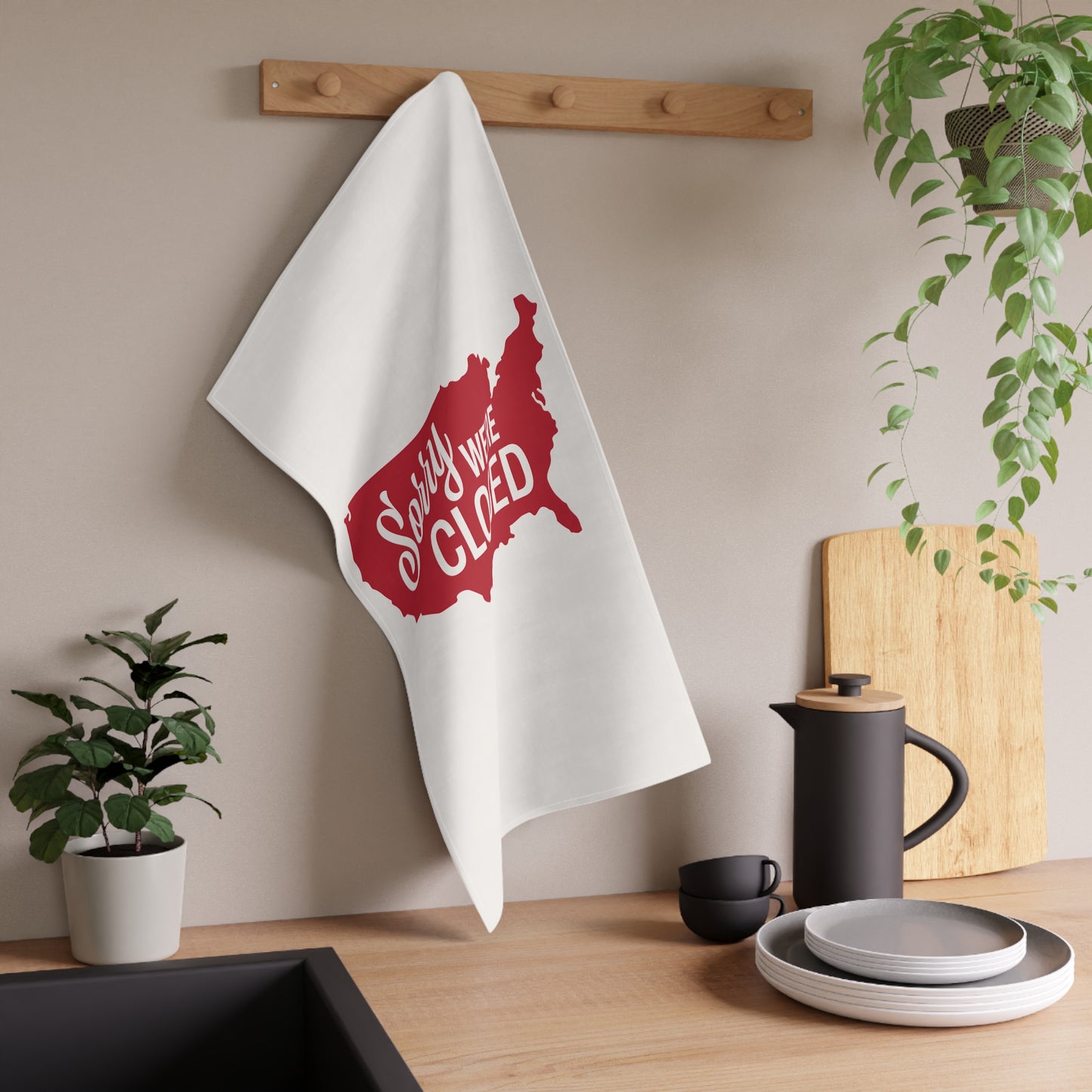 Sorry, We’re Closed Tea Towels (cotton)