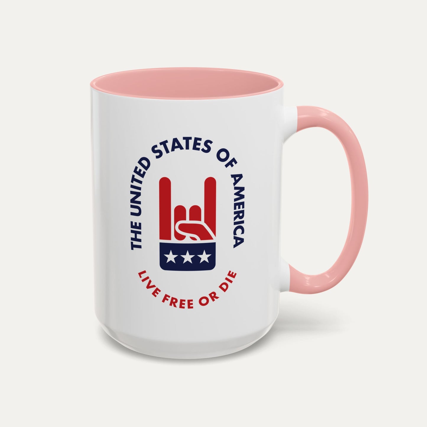 Live Free or Die 15oz Accent Mug