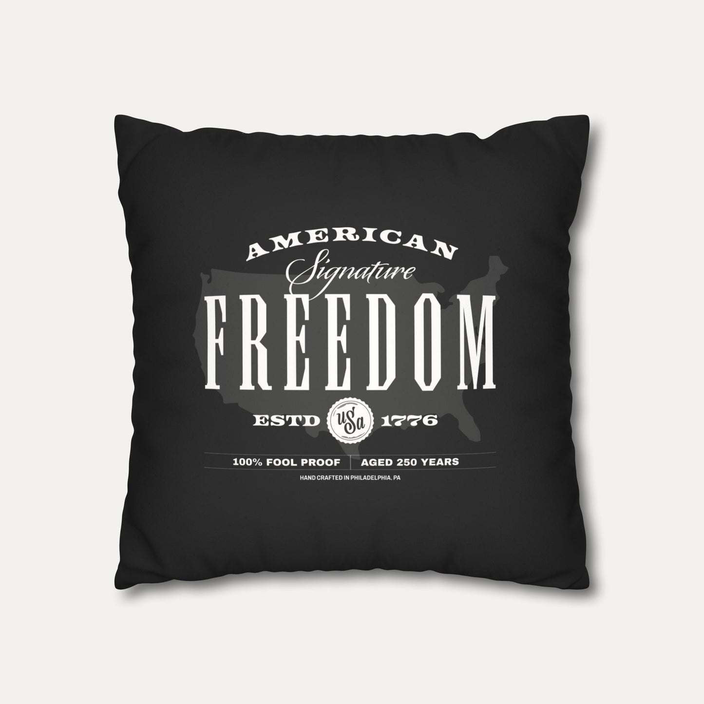 250 Proof Faux Suede Pillowcase