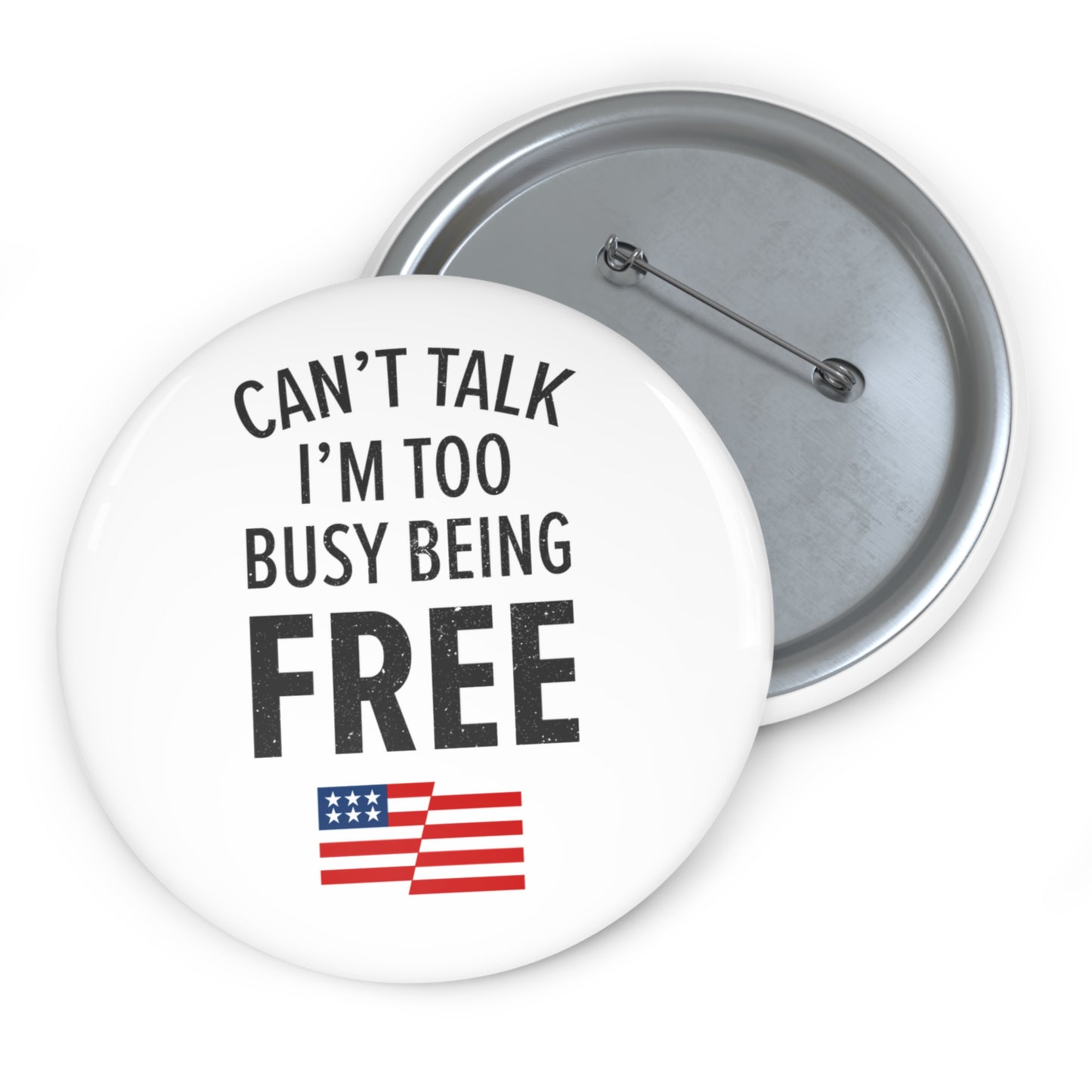 Can’t Talk Pin Button