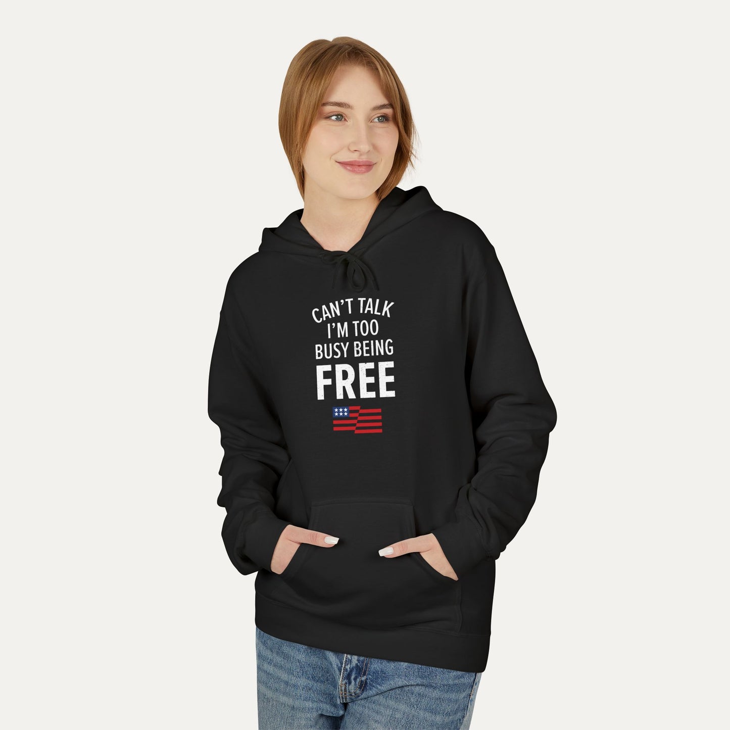 Can’t Talk Fleece Unisex Hoodie
