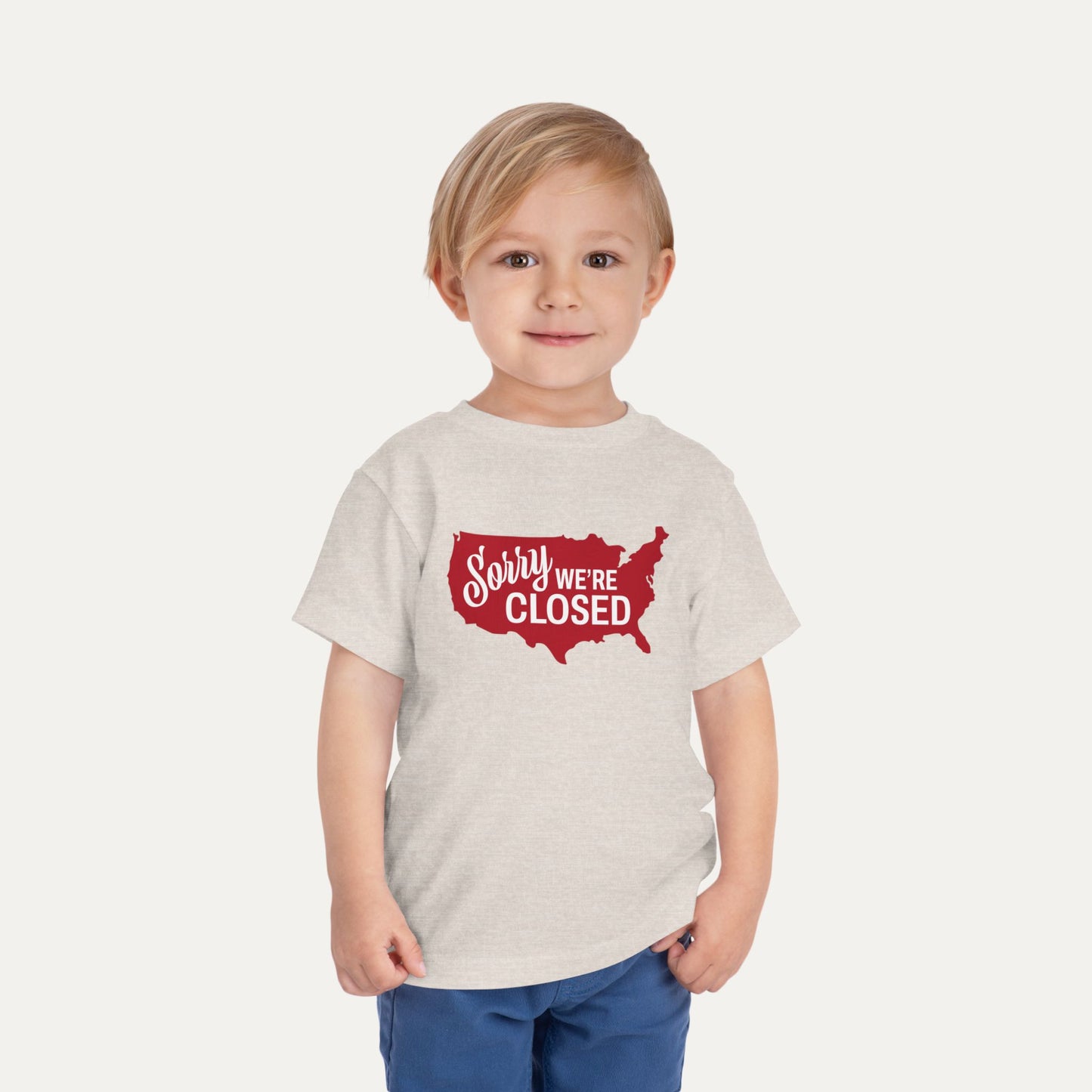 Sorry We’re Closed Toddler Tee