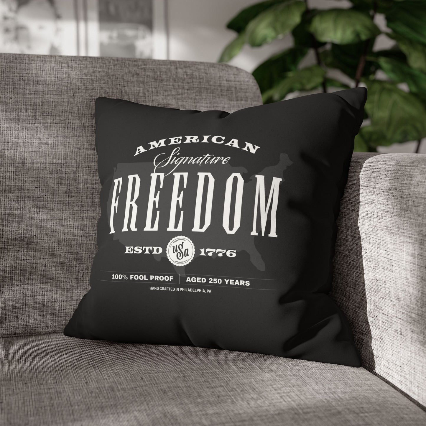 250 Proof Faux Suede Pillowcase