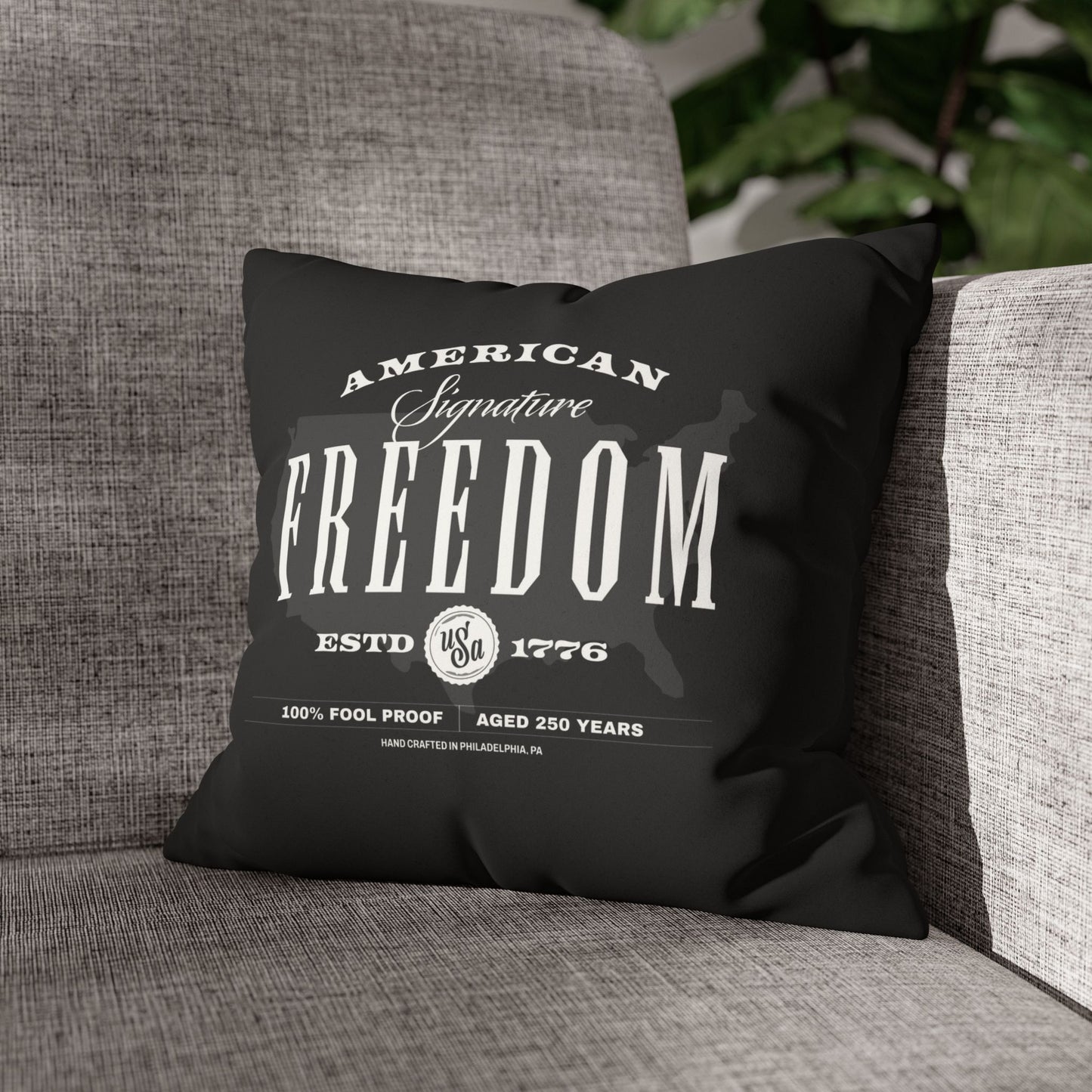 250 Proof Faux Suede Pillowcase