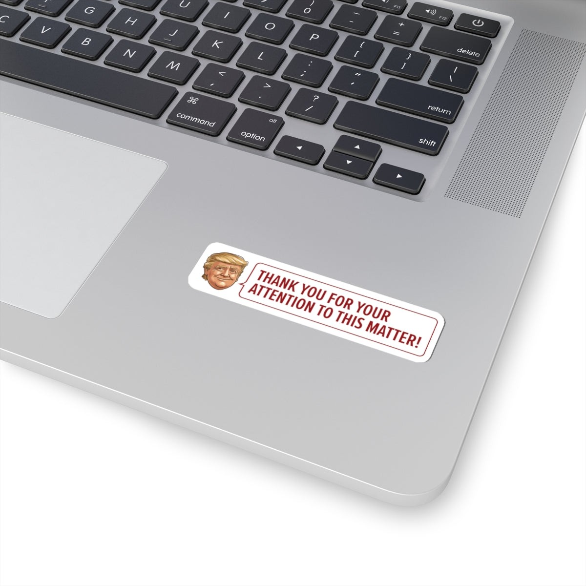 Thanks For Your Attention Kiss-Cut Sticker
