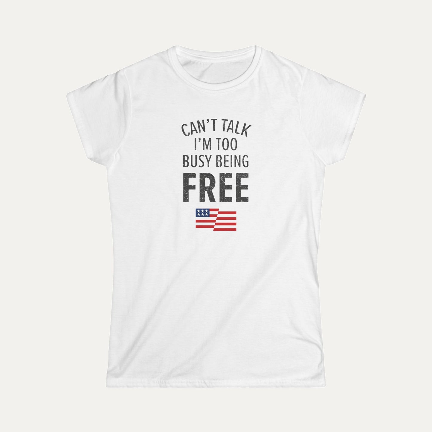 Can’t Talk Women's Softstyle Tee
