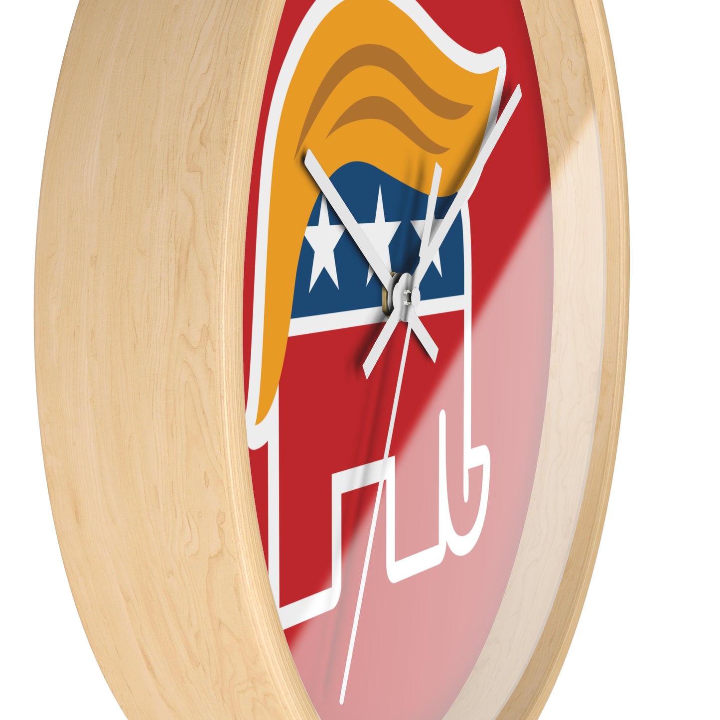 Orange Man Rad Wall Clock