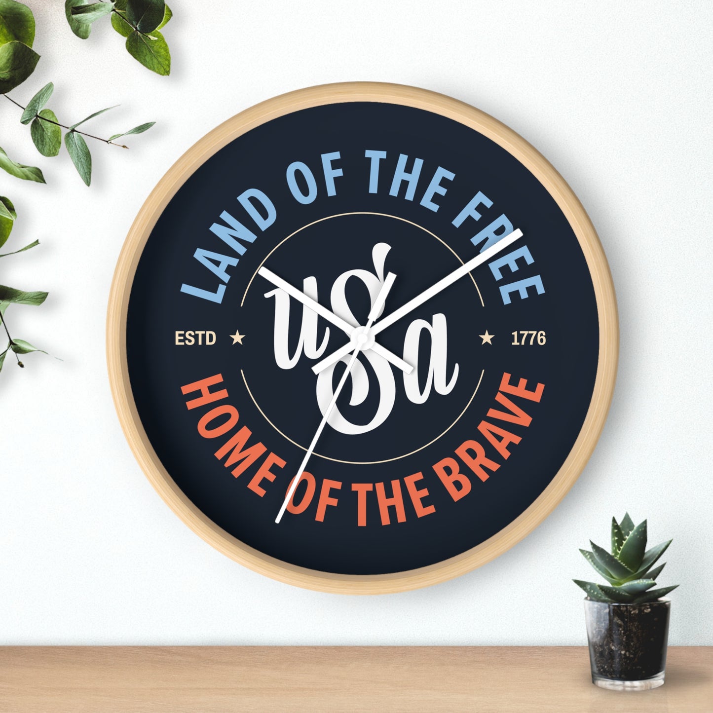 Vintage USA Rad Wall Clock