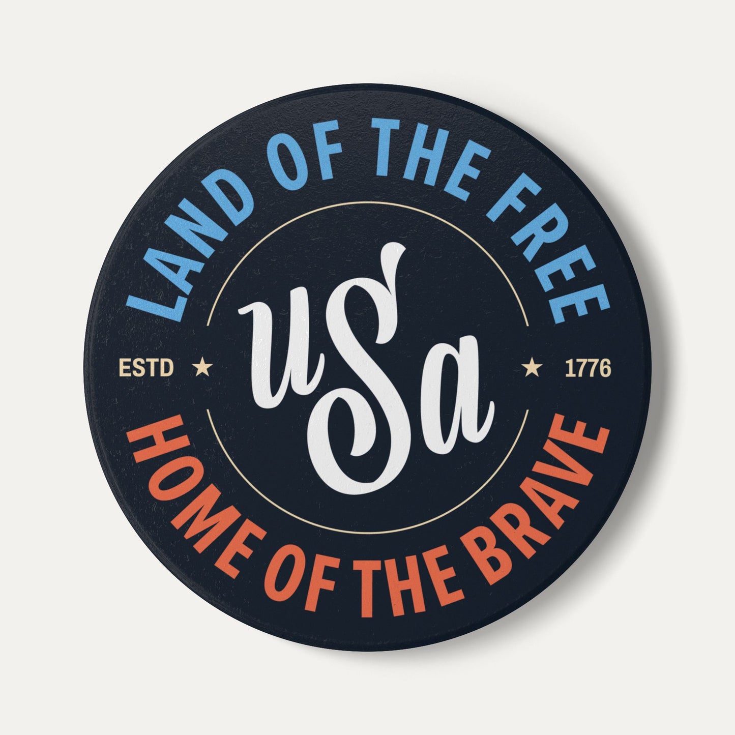 Vintage USA Ceramic Coaster