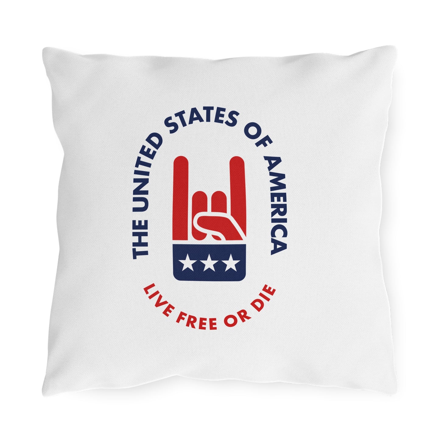 Live Free or Die Outdoor Pillows