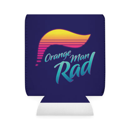 Orange Man Rad Retro Can Cooler Sleeve