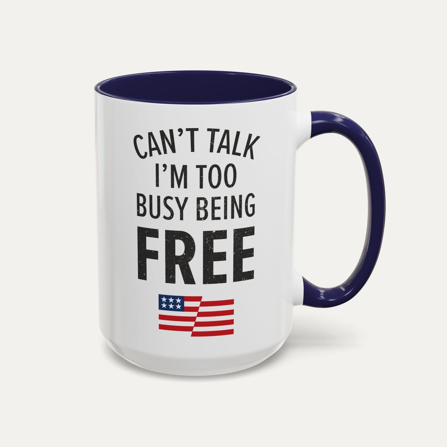 Can’t Talk 15oz Accent Mug