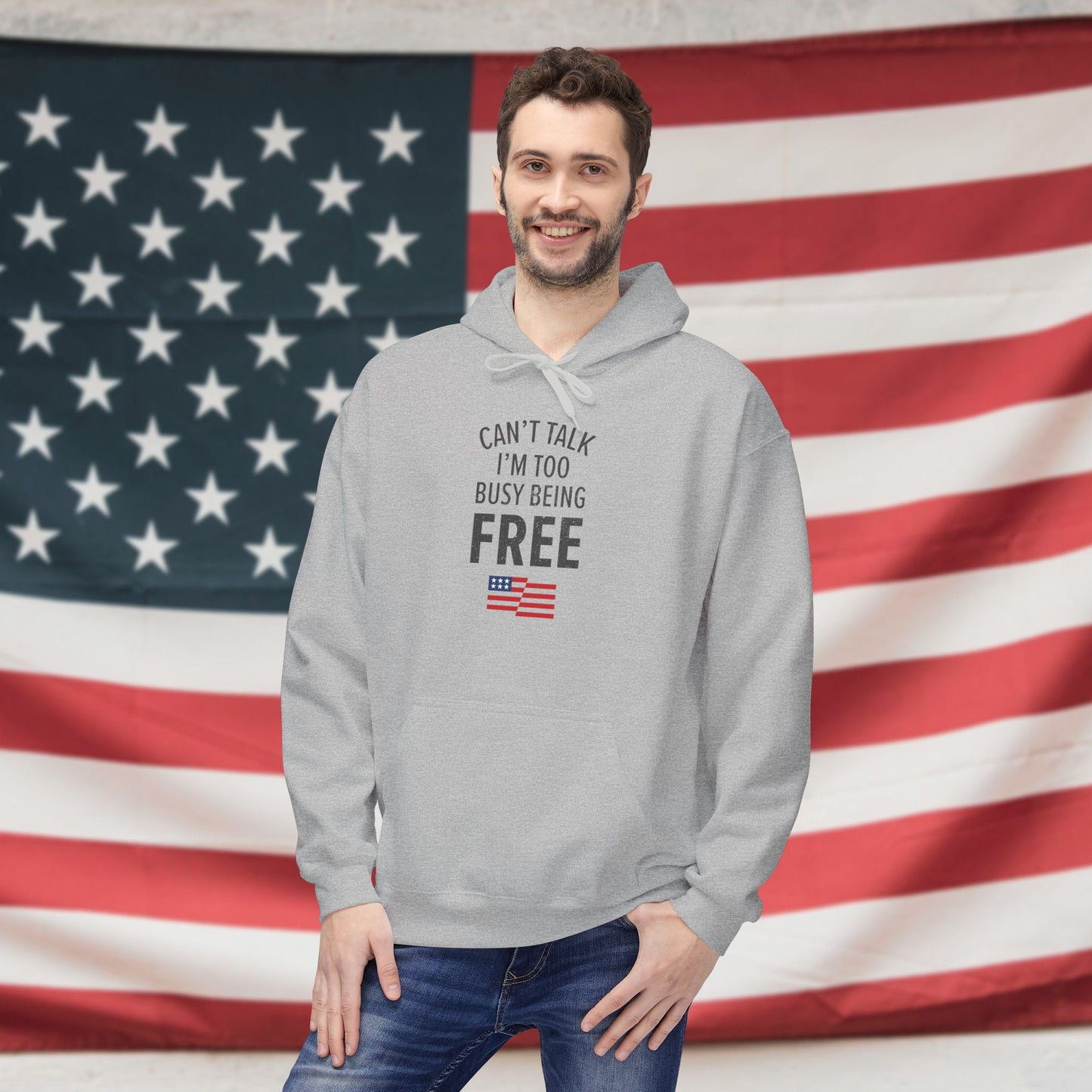 Can’t Talk Fleece Unisex Hoodie
