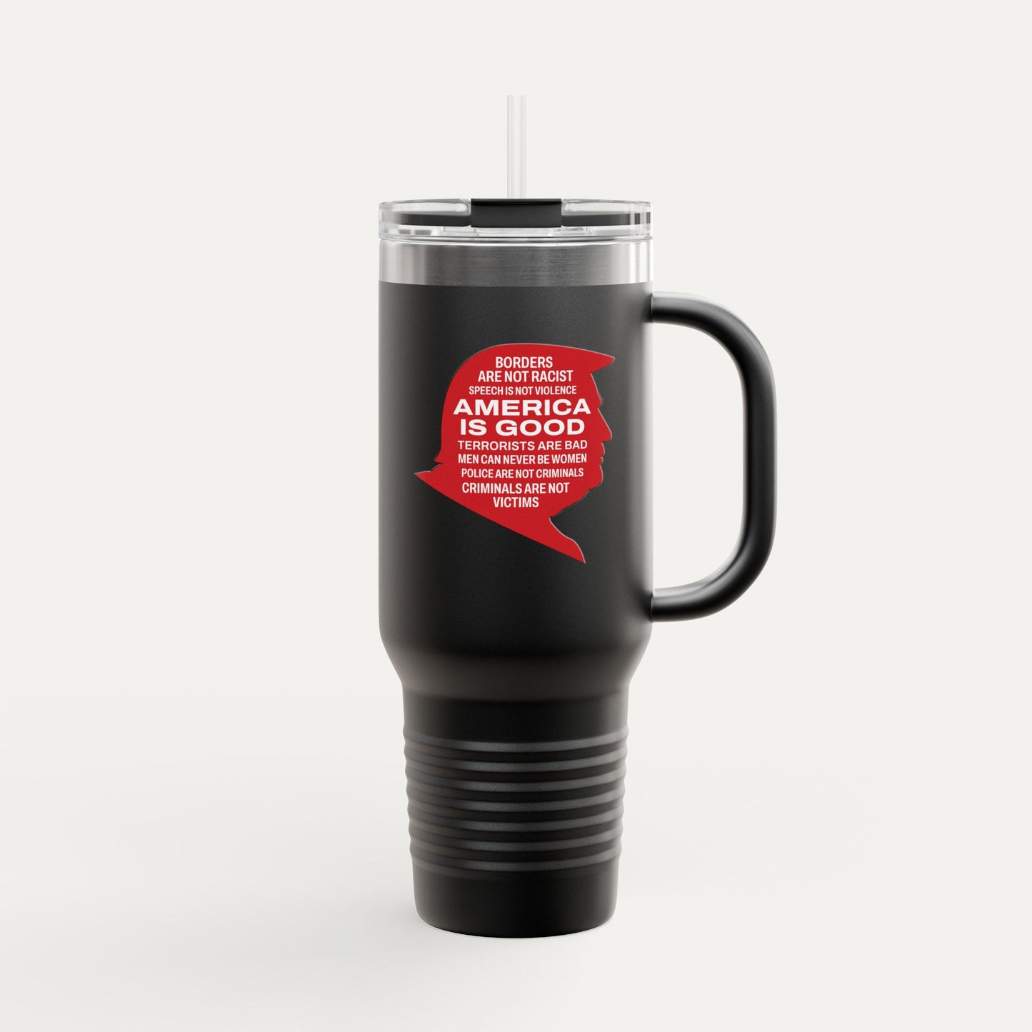 Orange man Insulated 40oz Travel Mug