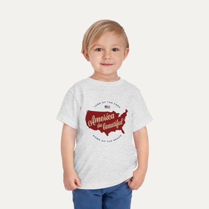 America the Beautiful Toddler Tee