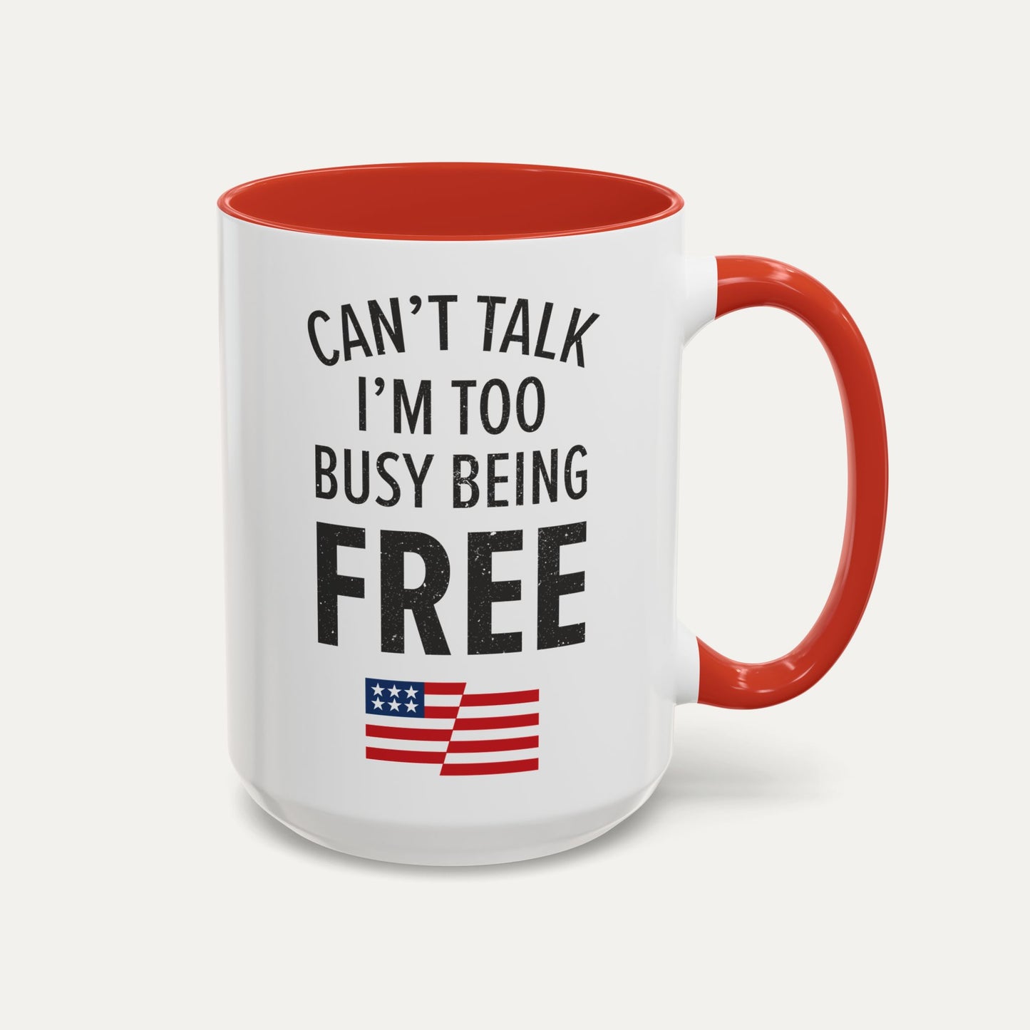 Can’t Talk 15oz Accent Mug