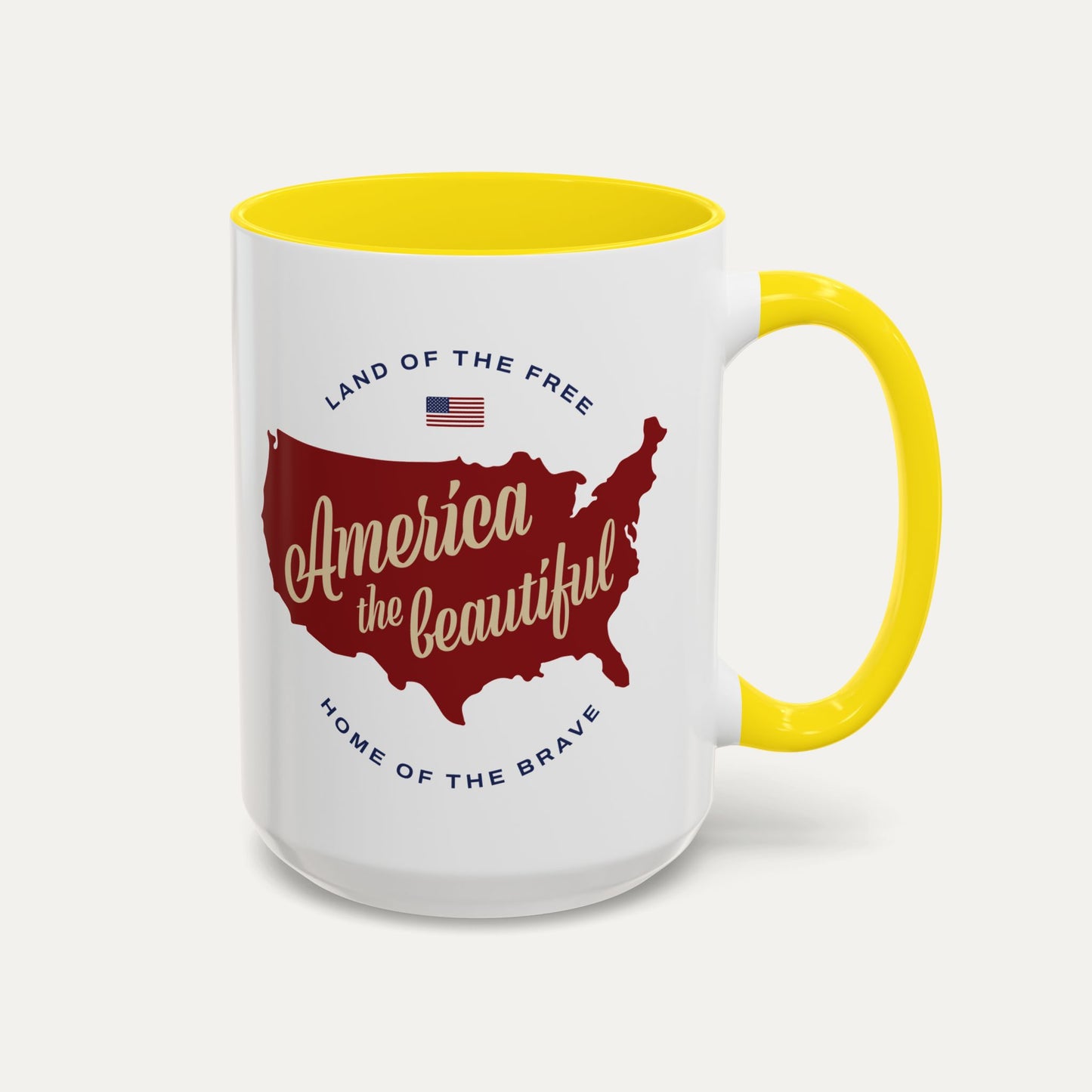 America the Beautiful 15oz Accent Mug