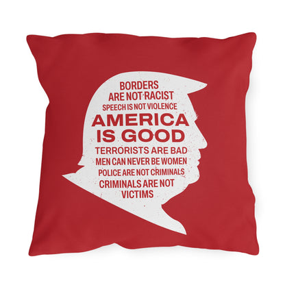 America is Good Outdoor Pillows