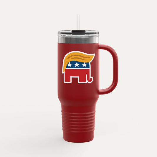 Orange Man Rad Insulated 40oz Travel Mug