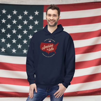 America the Beautiful Fleece Unisex Hoodie (Spanish)