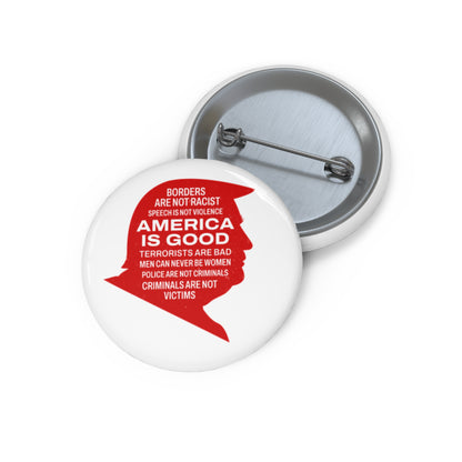 America is Good Pin Button