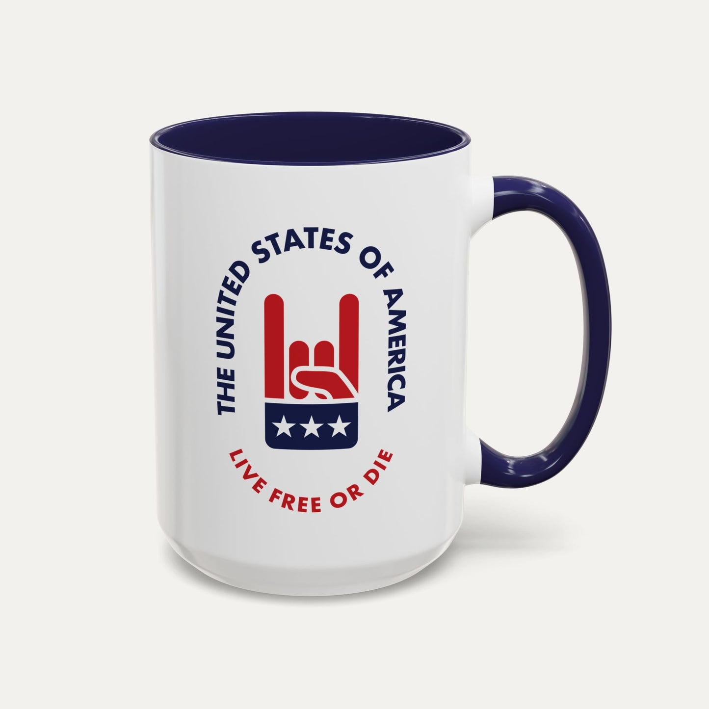 Live Free or Die 15oz Accent Mug