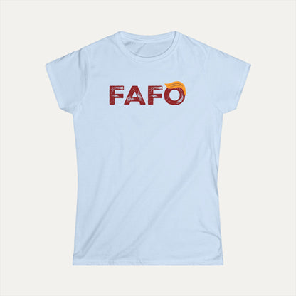 FAFO (Trump style) Women's Softstyle Tee