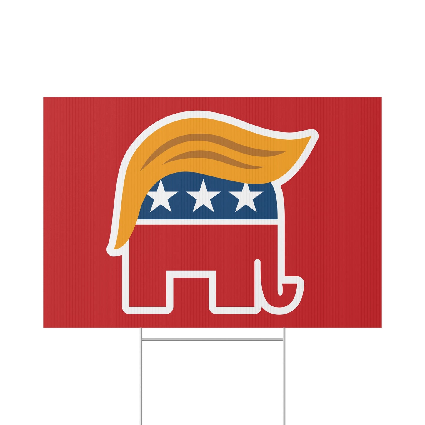 Orange Man Rad Lawn Sign
