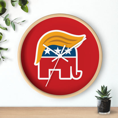 Orange Man Rad Wall Clock
