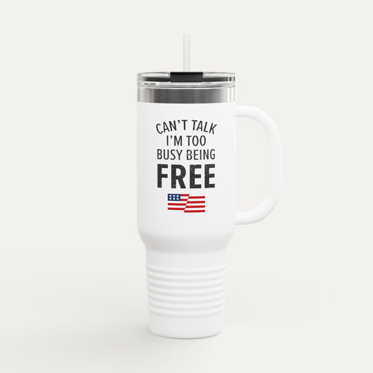 Can’t Talk Insulated 40oz Travel Mug