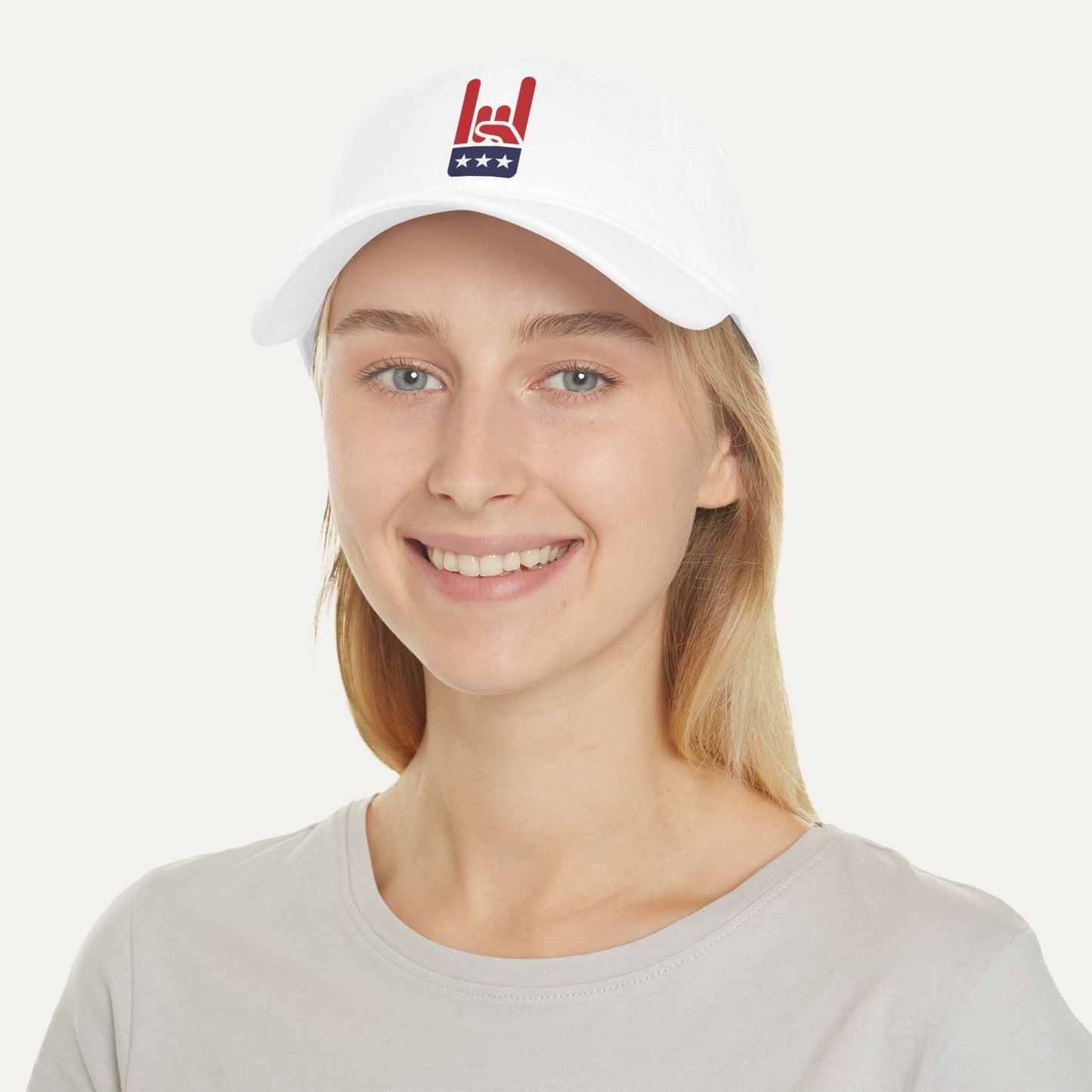 Horns Up Baseball Cap