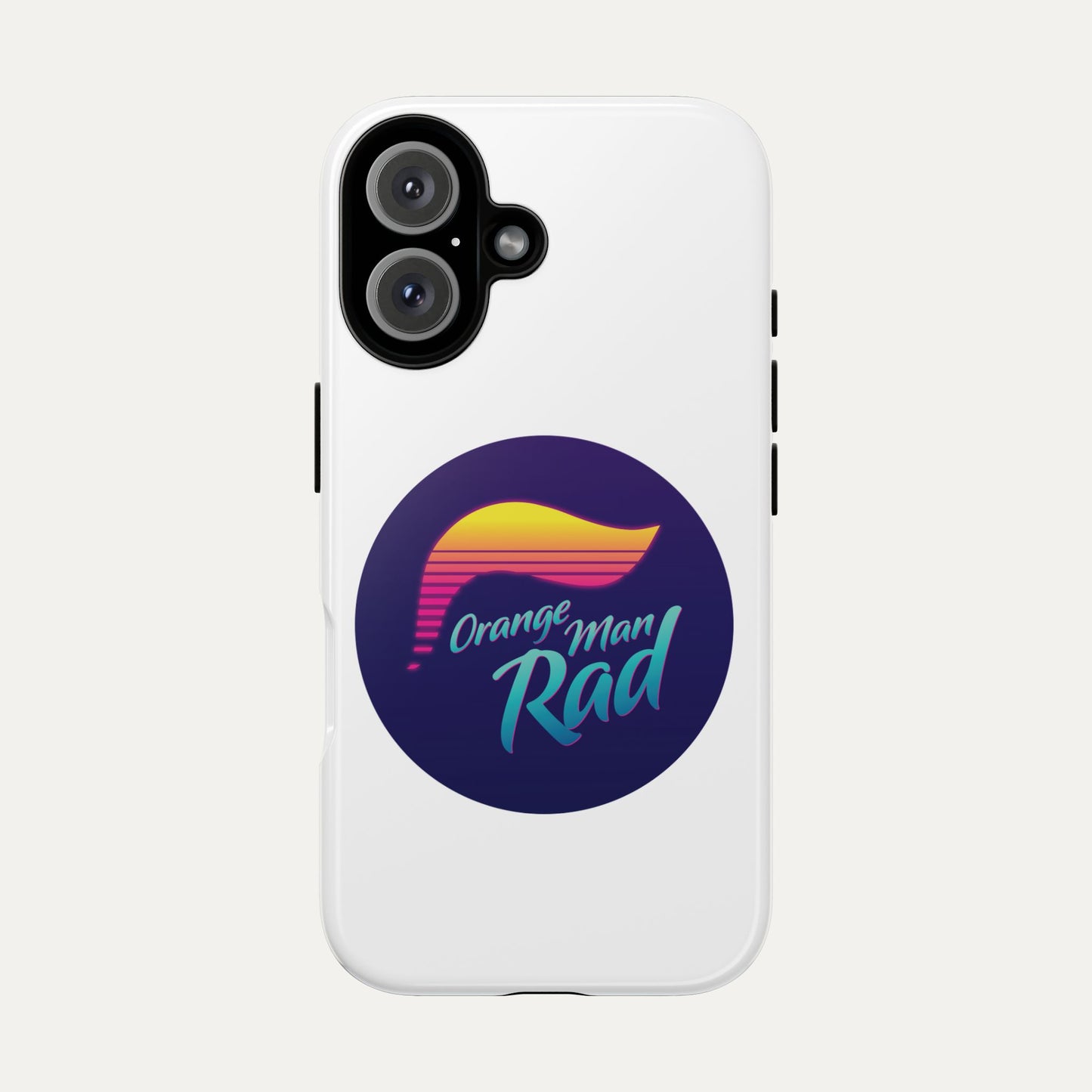 Orange Man Rad Retro Tough Cases